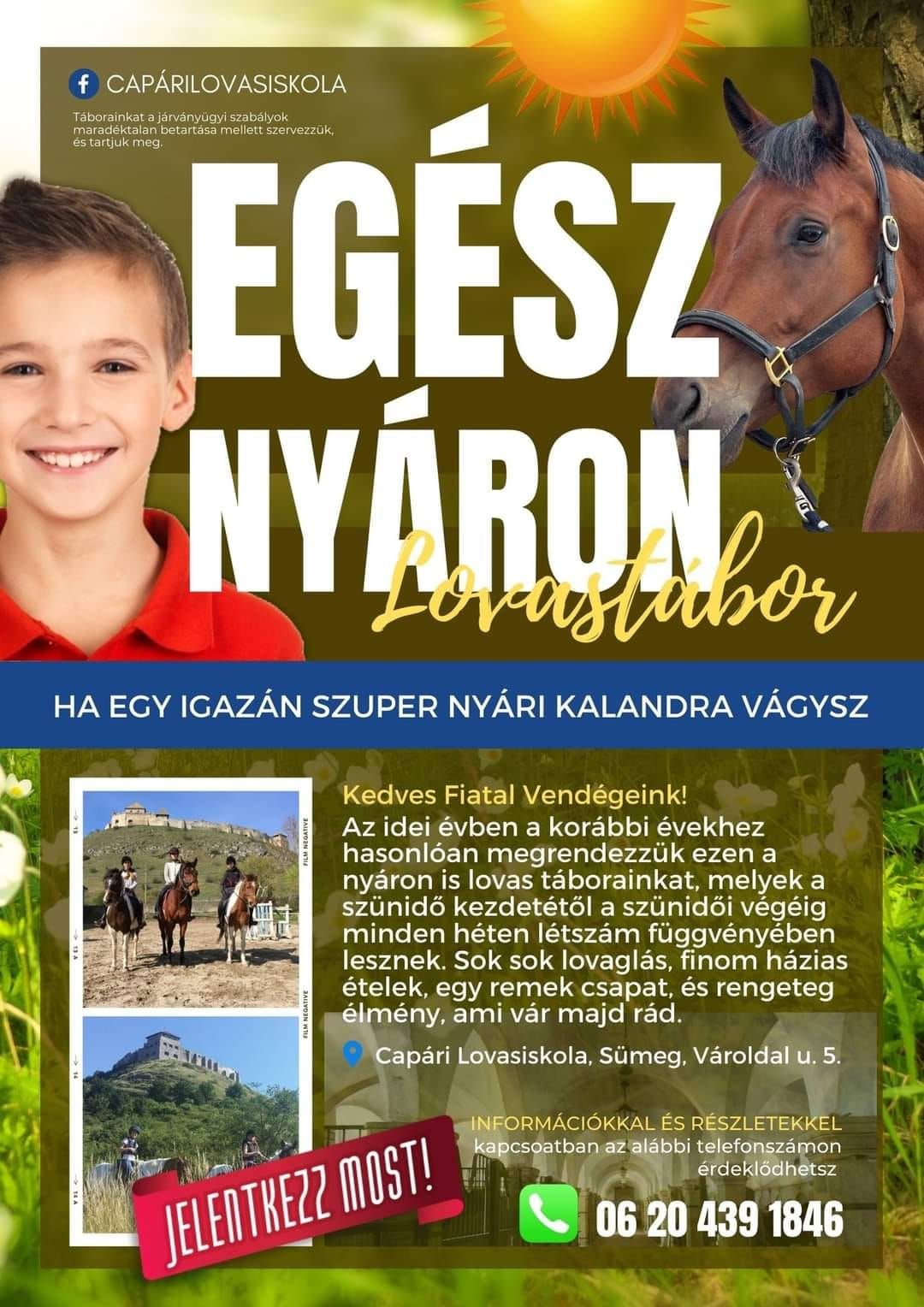 Egész nyáron lovastábor