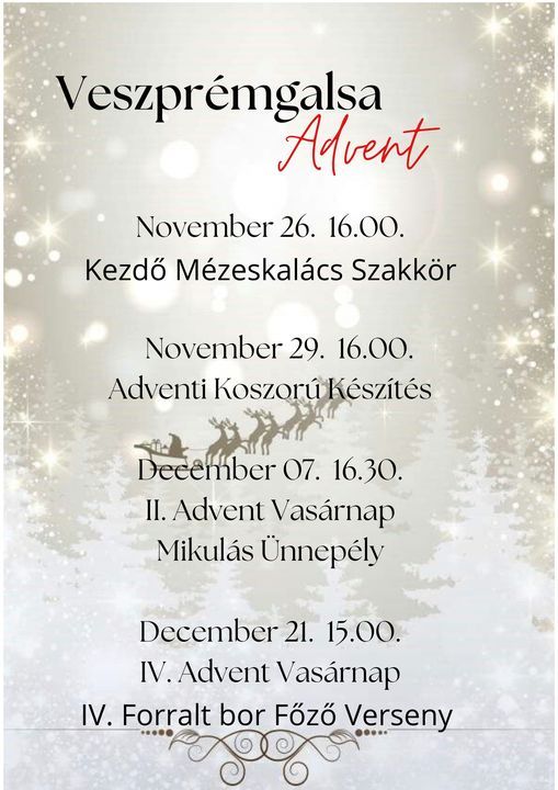 Veszprémgalsa Advent 