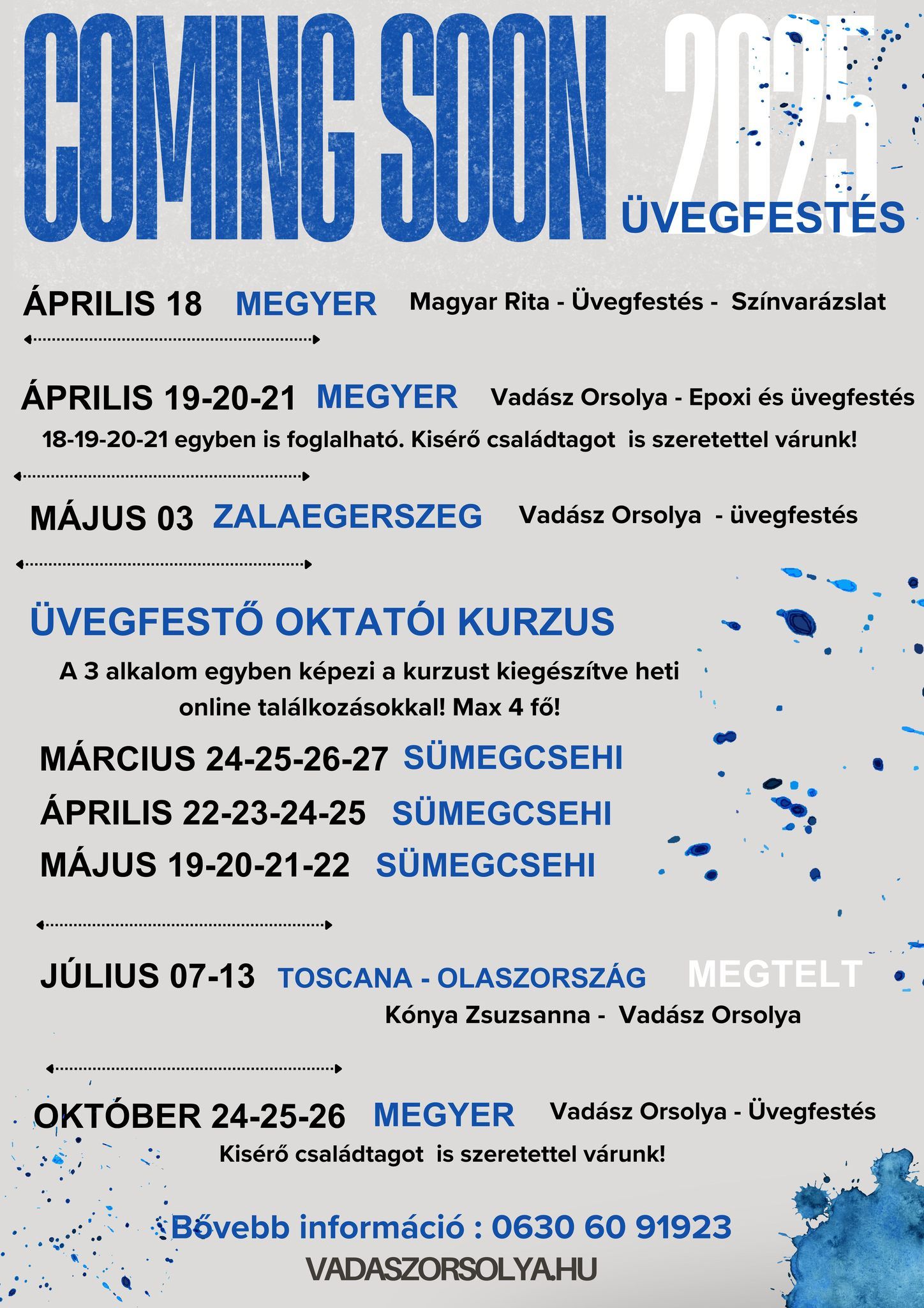 COMING SOON - Üvegfestés 2025