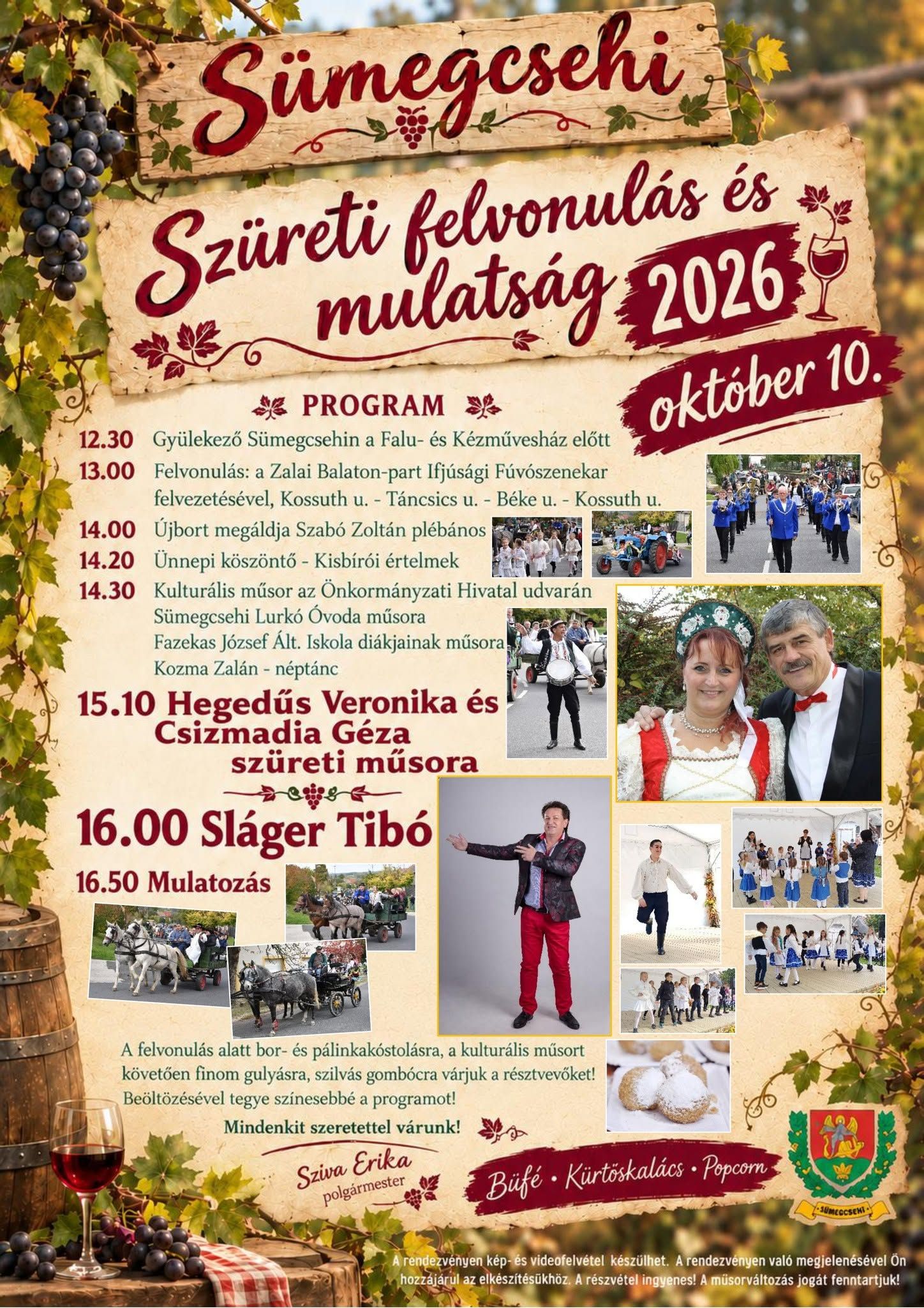 Szüreti mulatság Sümegcsehin