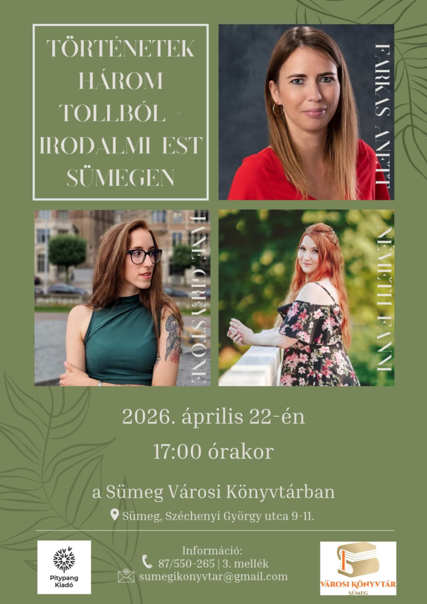 Irodalmi est Sümegen