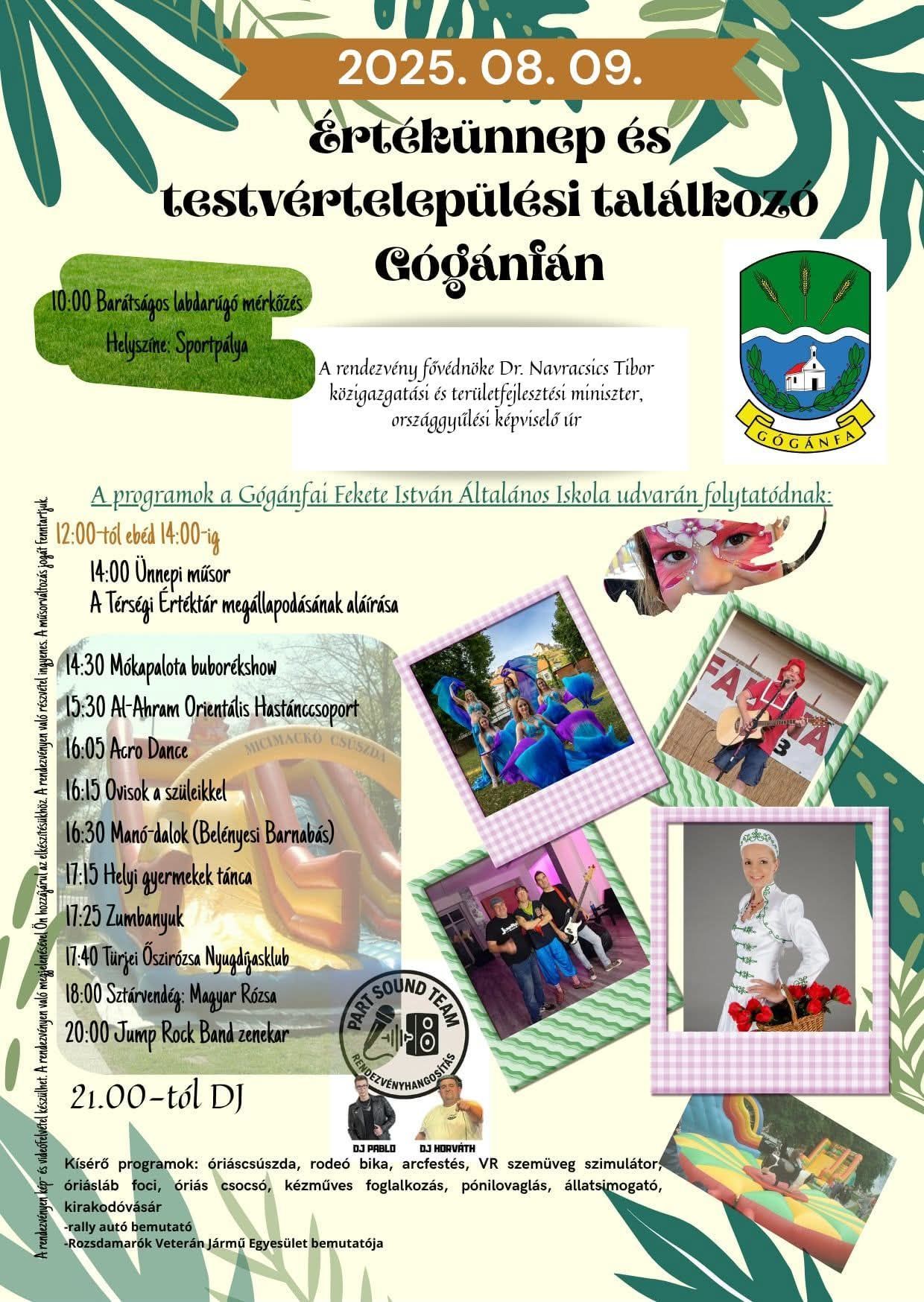 Értékünnep és testvértelepülési találkozó
