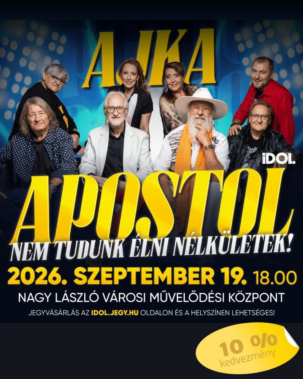 Apostol - Nem tudunk élni nélkületek!