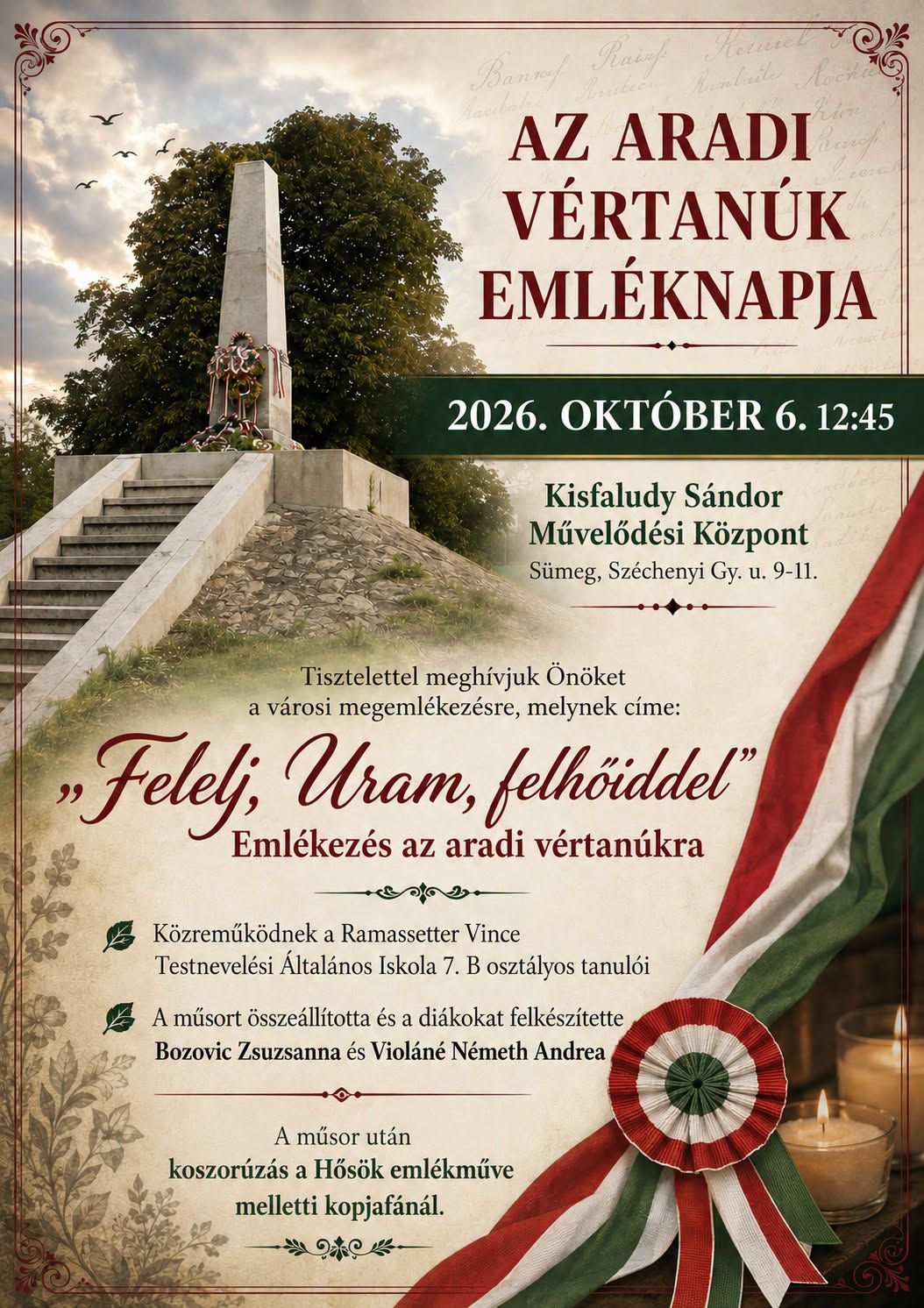 Az Aradi Vértanúk Emléknapja
