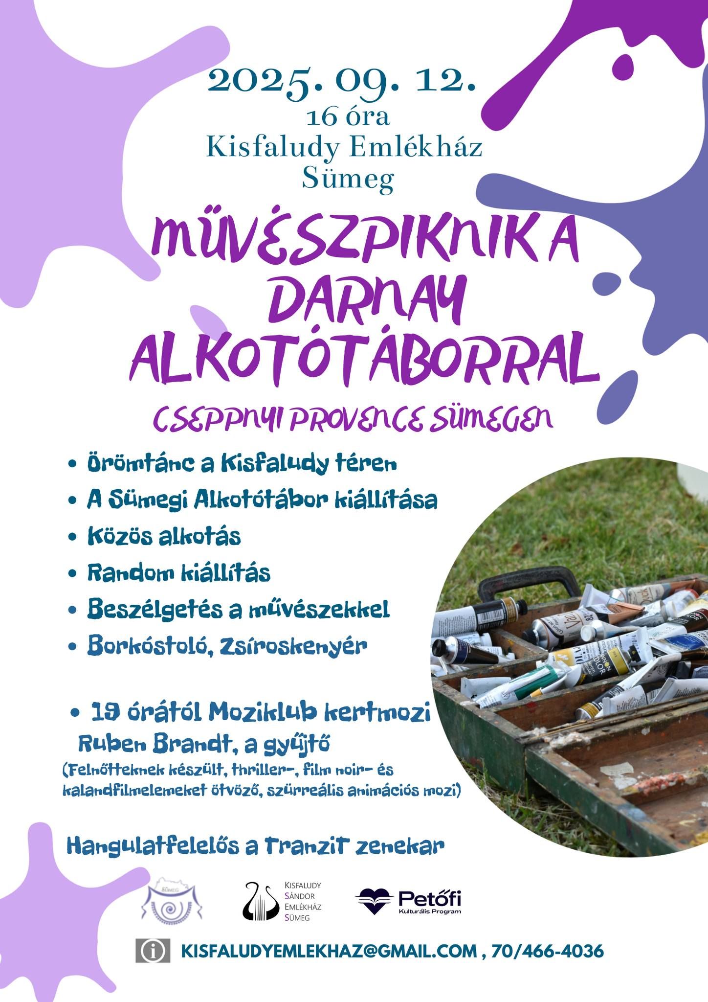 Művészpiknik a Darnay Alkotótáborral