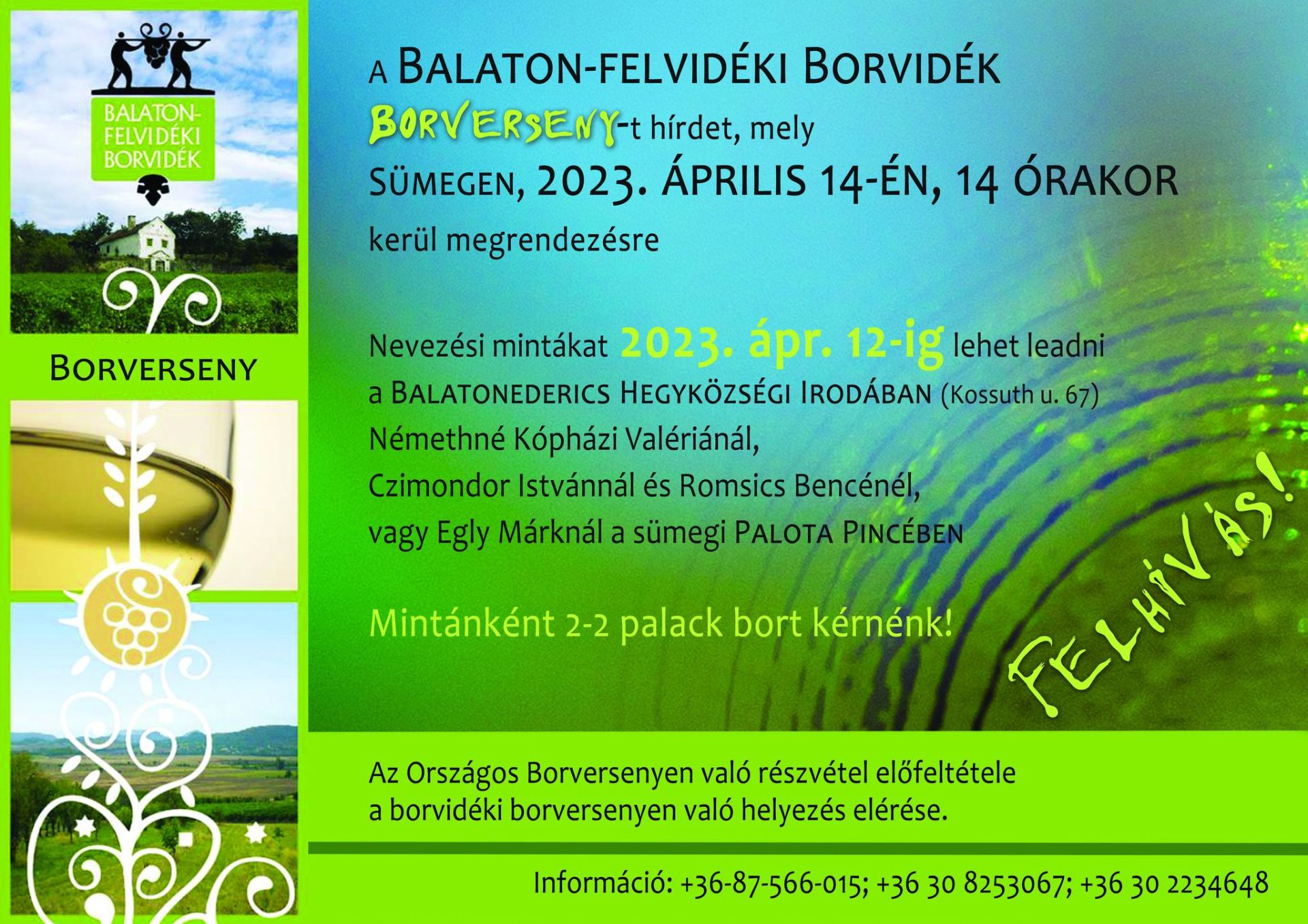 Balaton-Felvidéki Borvidék Borverseny