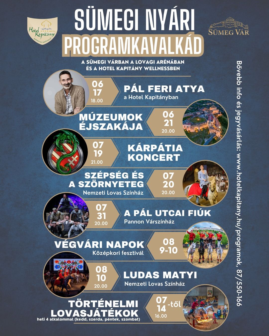 Sümegi Nyári Programkavalkád 