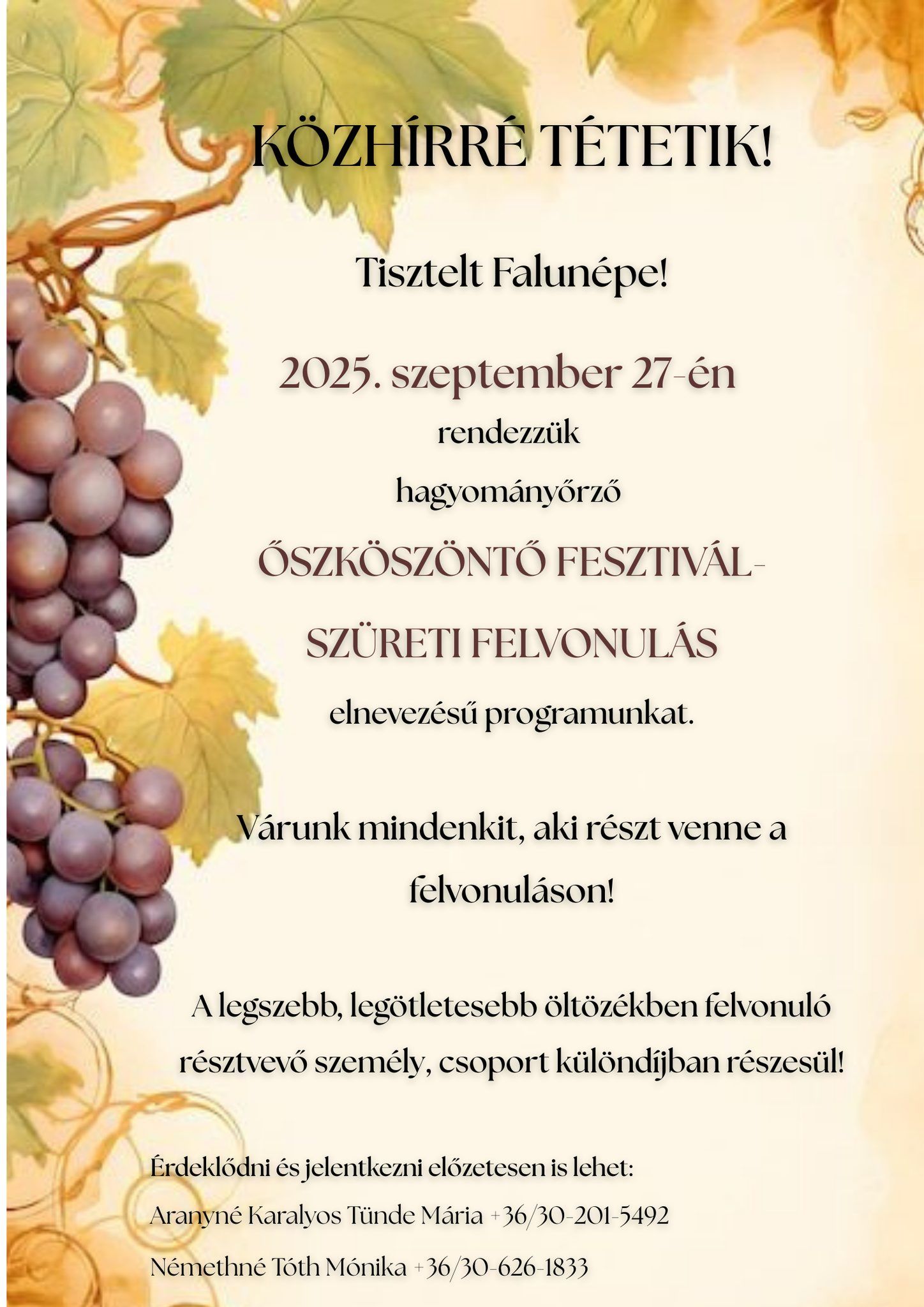 Őszköszöntő fesztivál