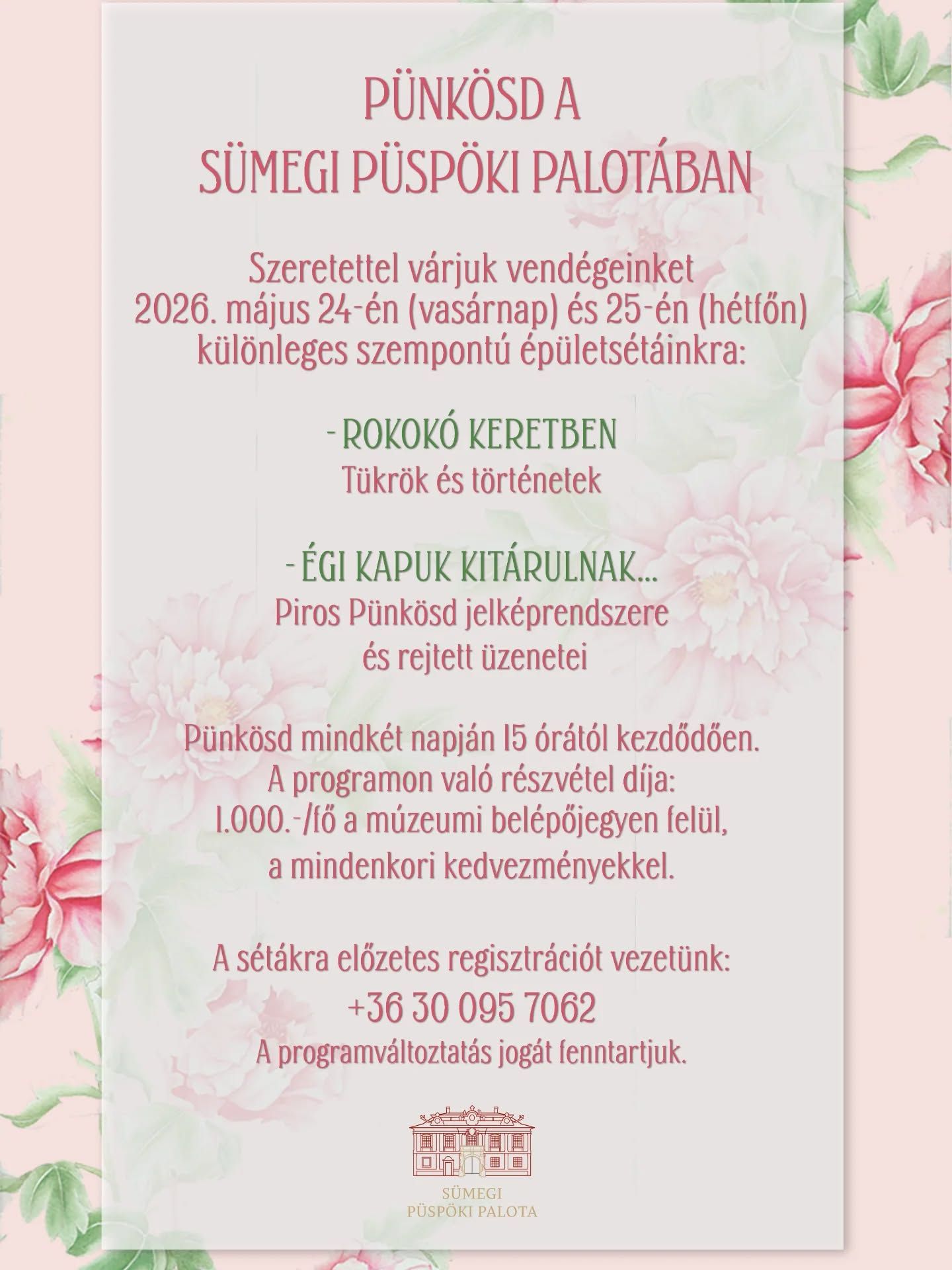 Pünkösd a Püspöki Palotában