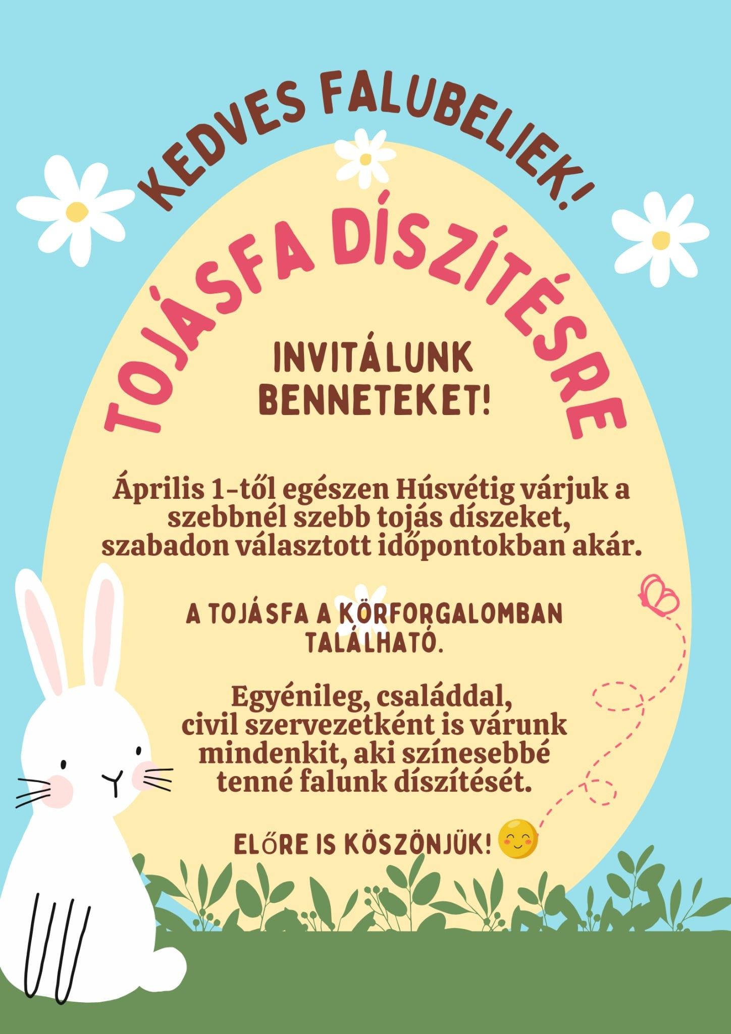 Tojásfa díszítés 