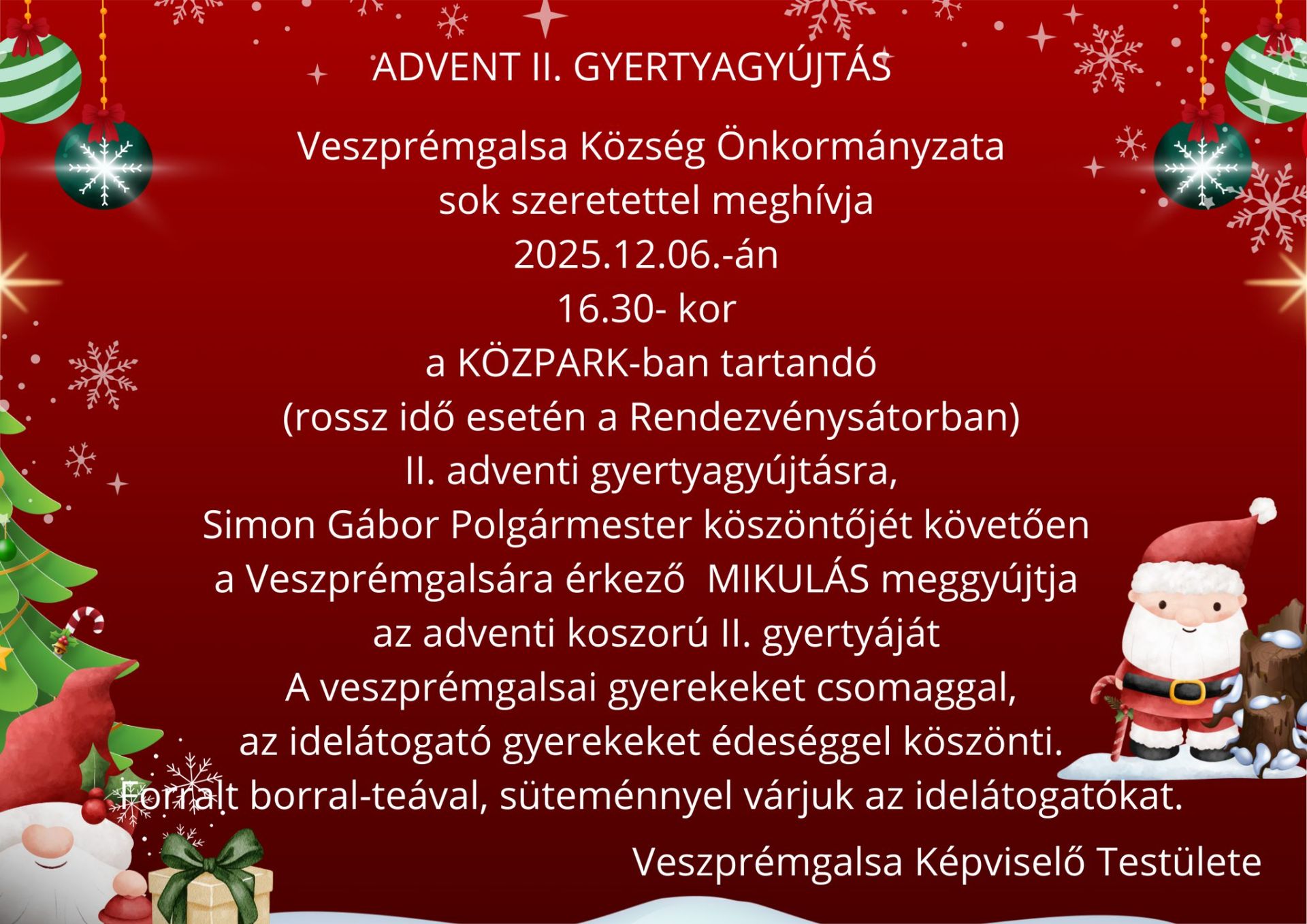 Advent Veszprémgalsán