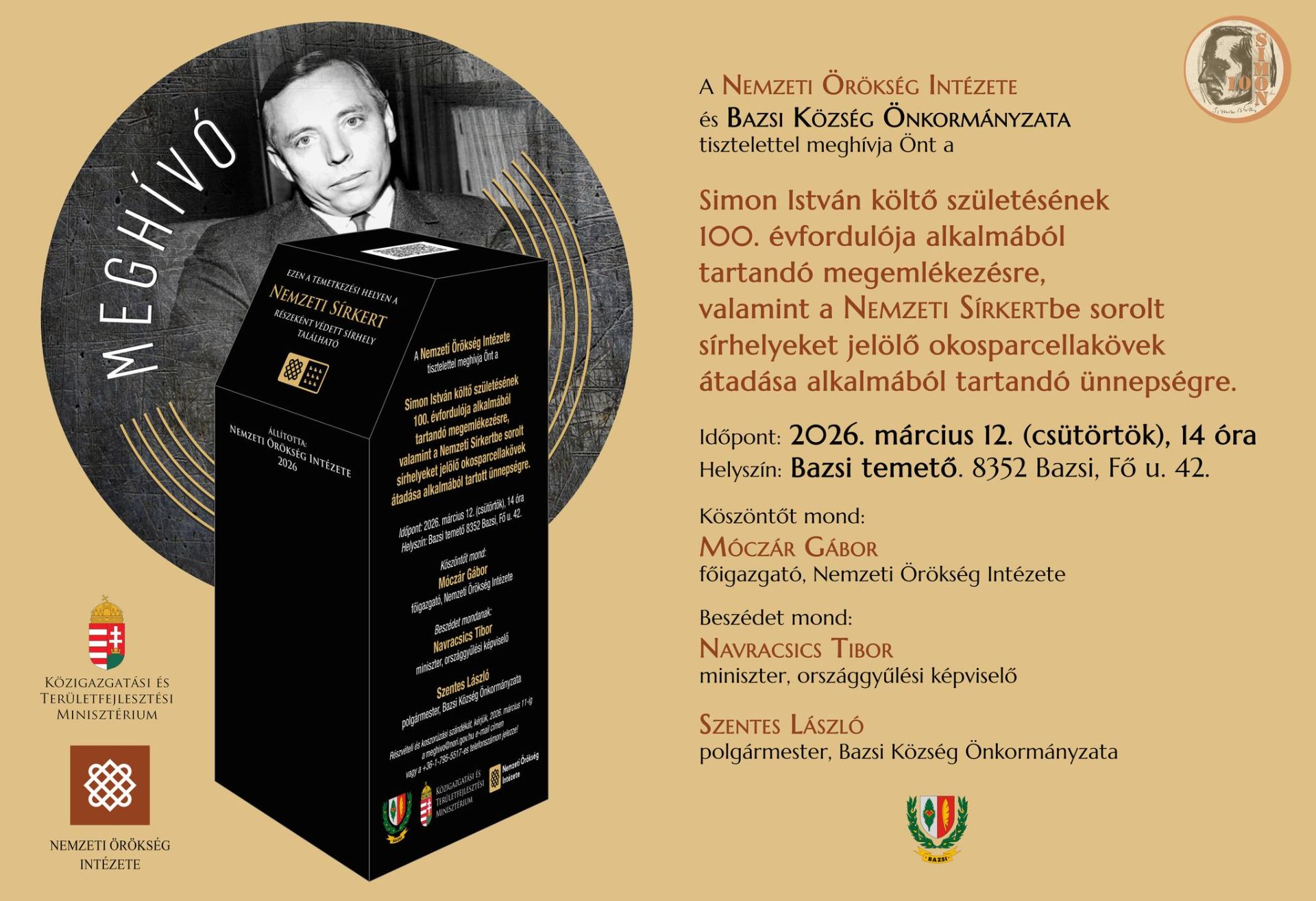 Nemzeti Sírkert ünnepe Bazsiban