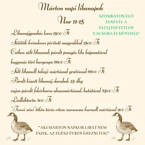 Márton napi libanapok