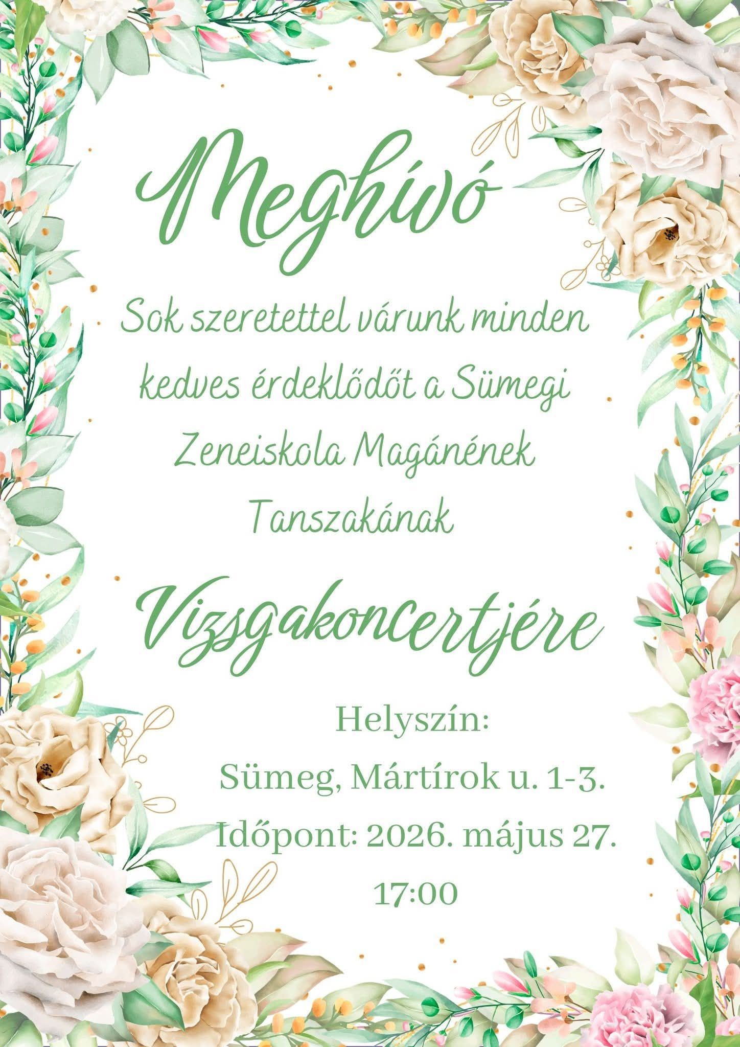 Vizsgakoncert