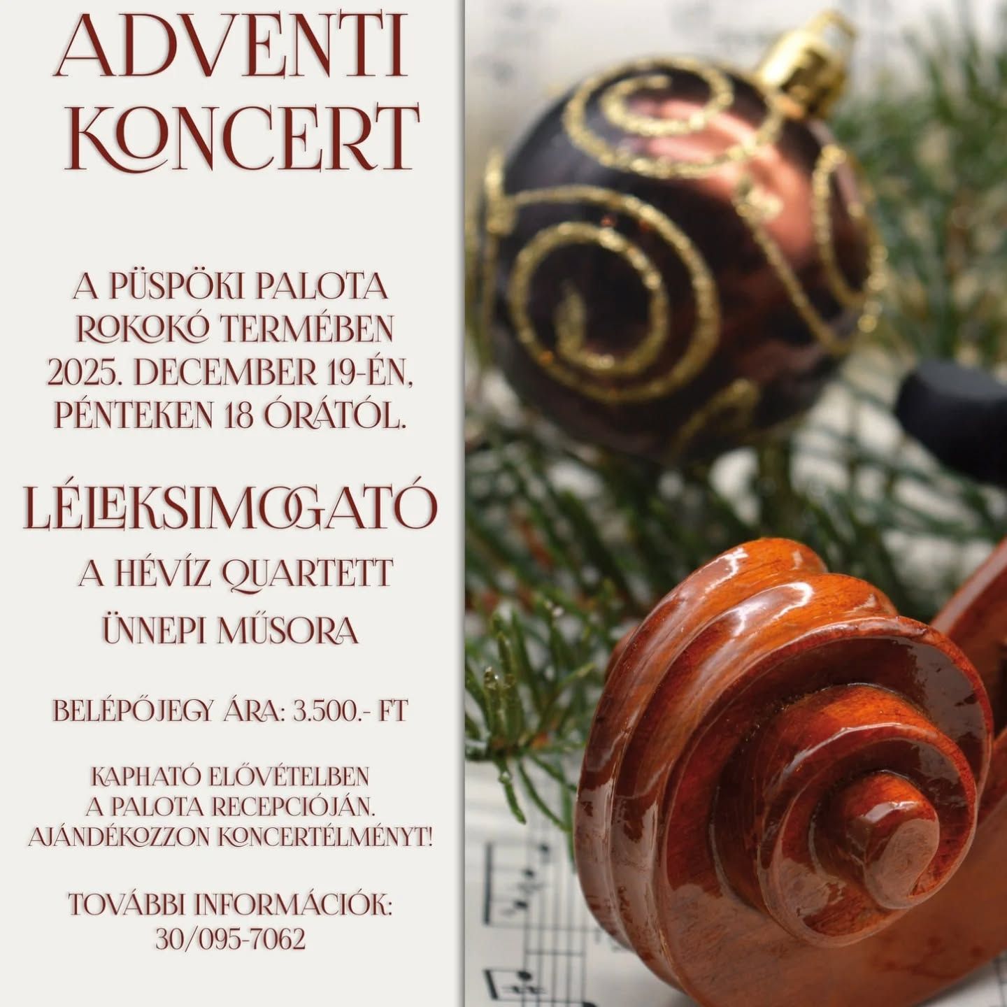 Adventi koncert a Palotában