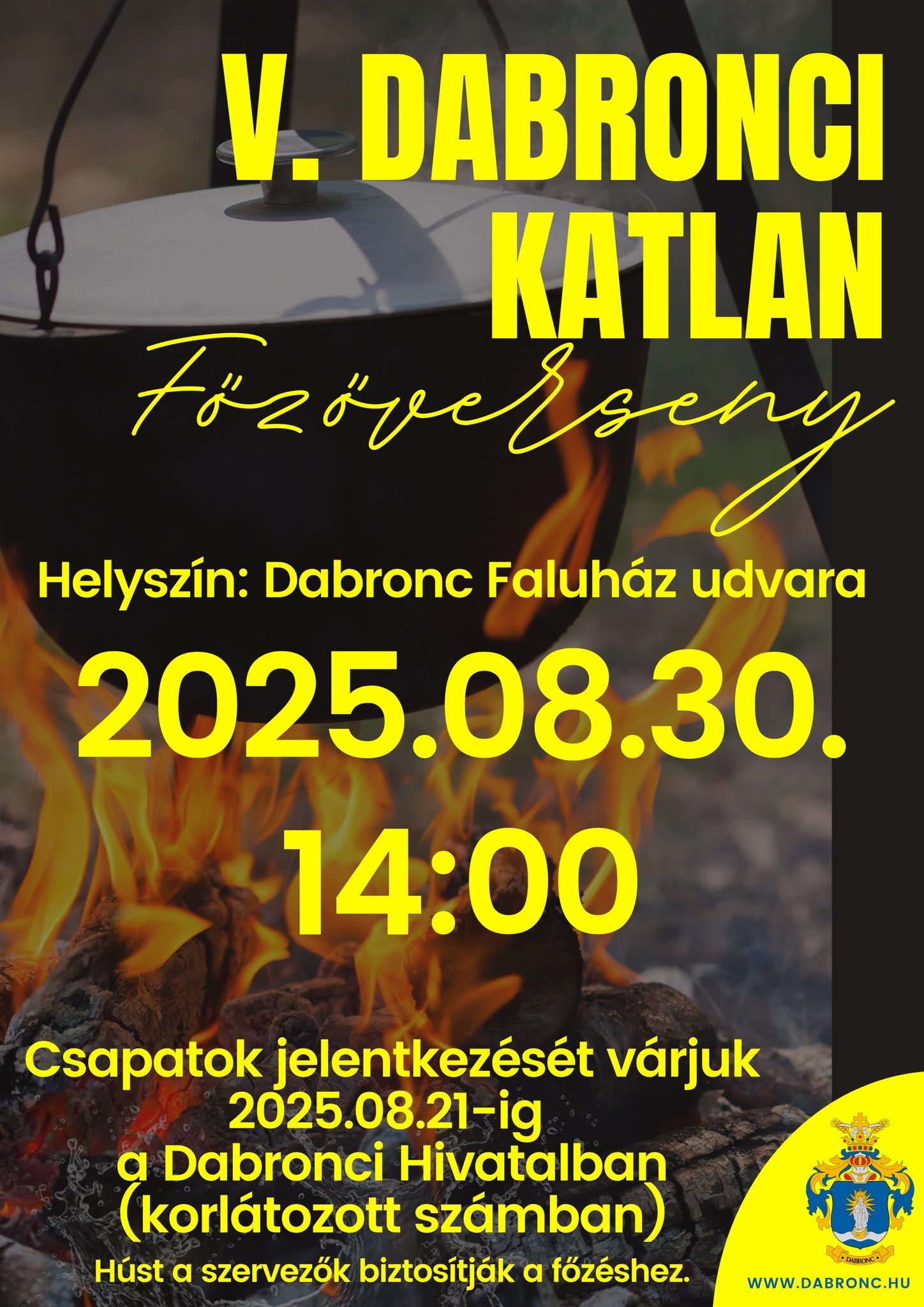 V. Dabronci Katlan főzőverseny 