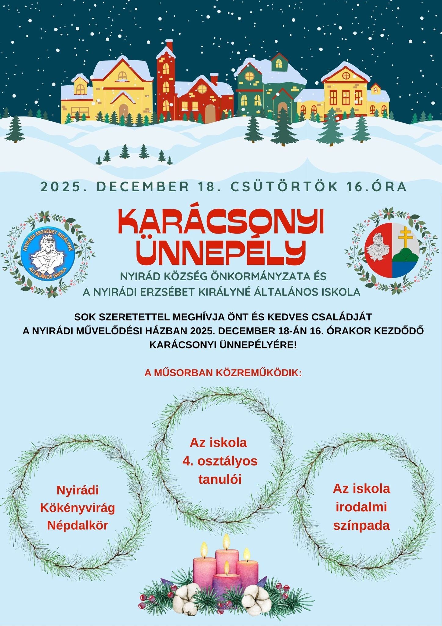 Karácsonyi ünnepély 