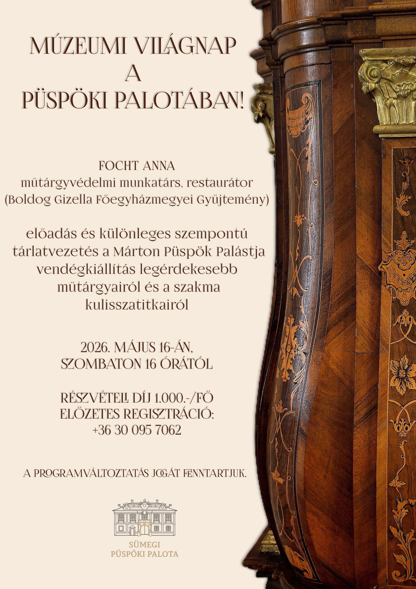 Múzeumi Világnap a Püspöki Palotában