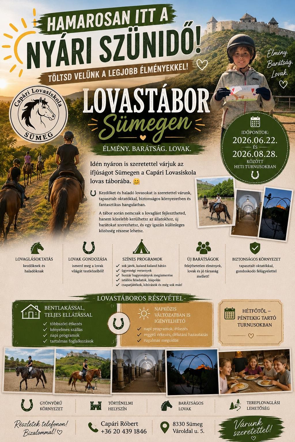 Lovastábor Sümegen