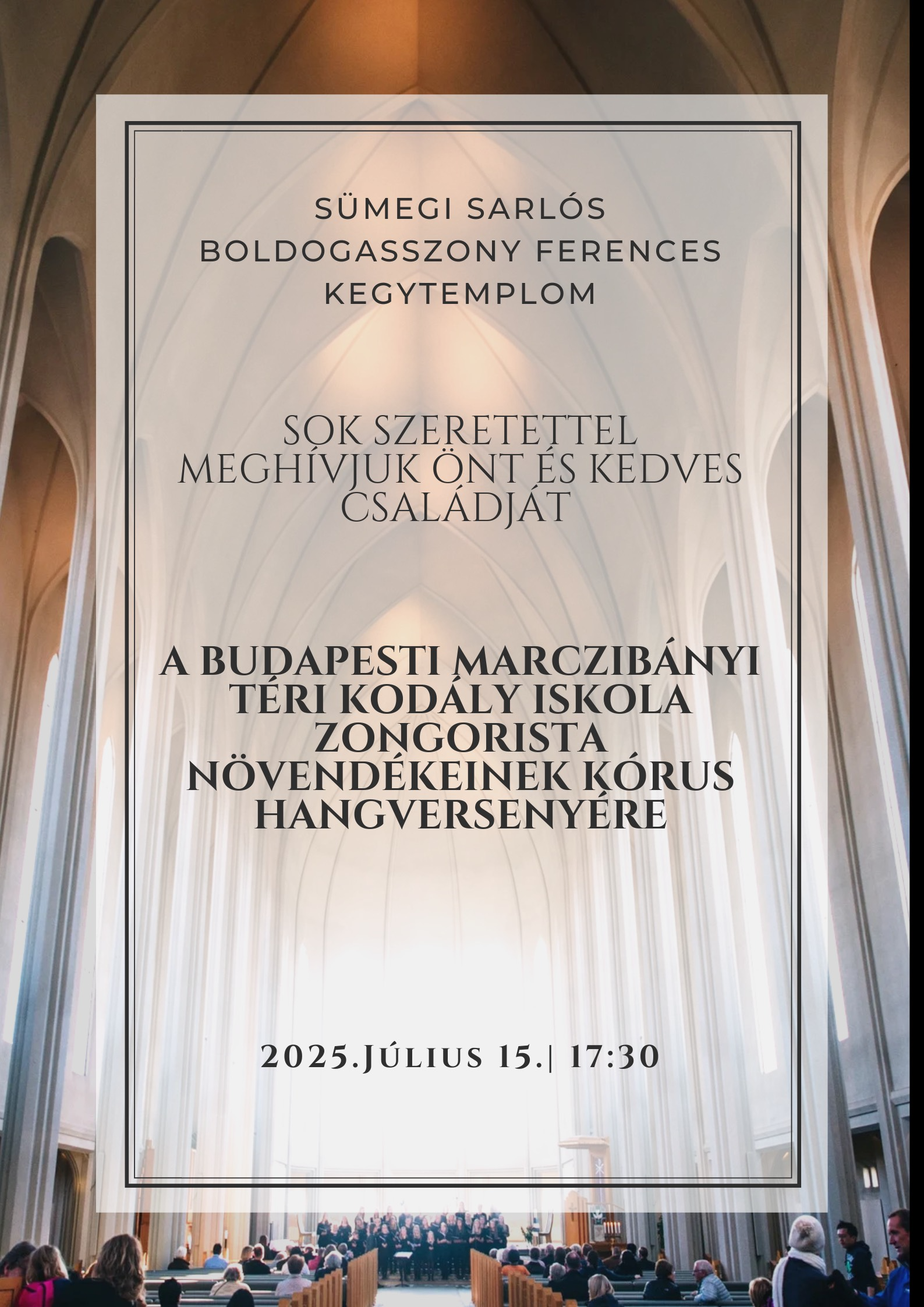 Kórus hangverseny