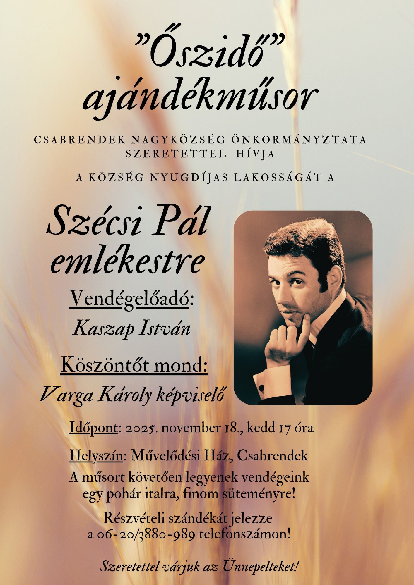 Őszidő ajándékműsor