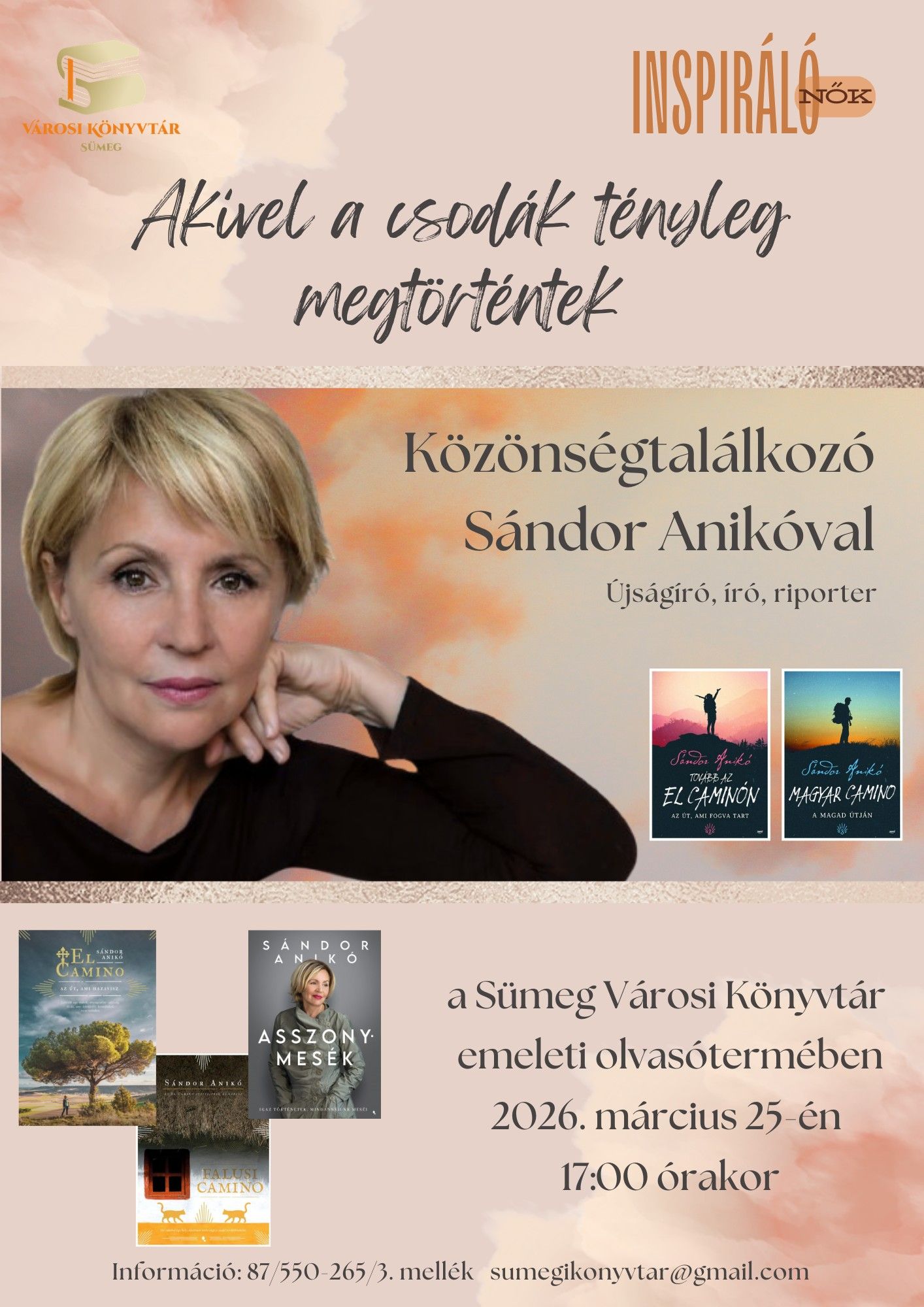 Közönségtalálkozó Sándor Anitával