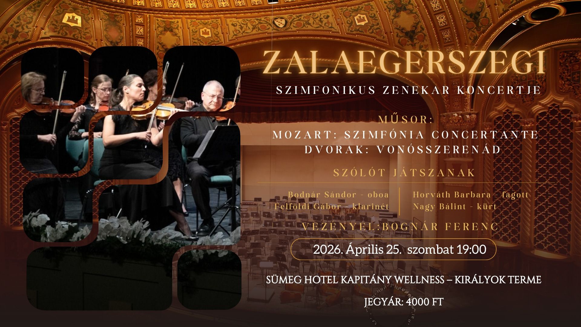 Zalaegerszegi szimfonikus zenekar koncertje