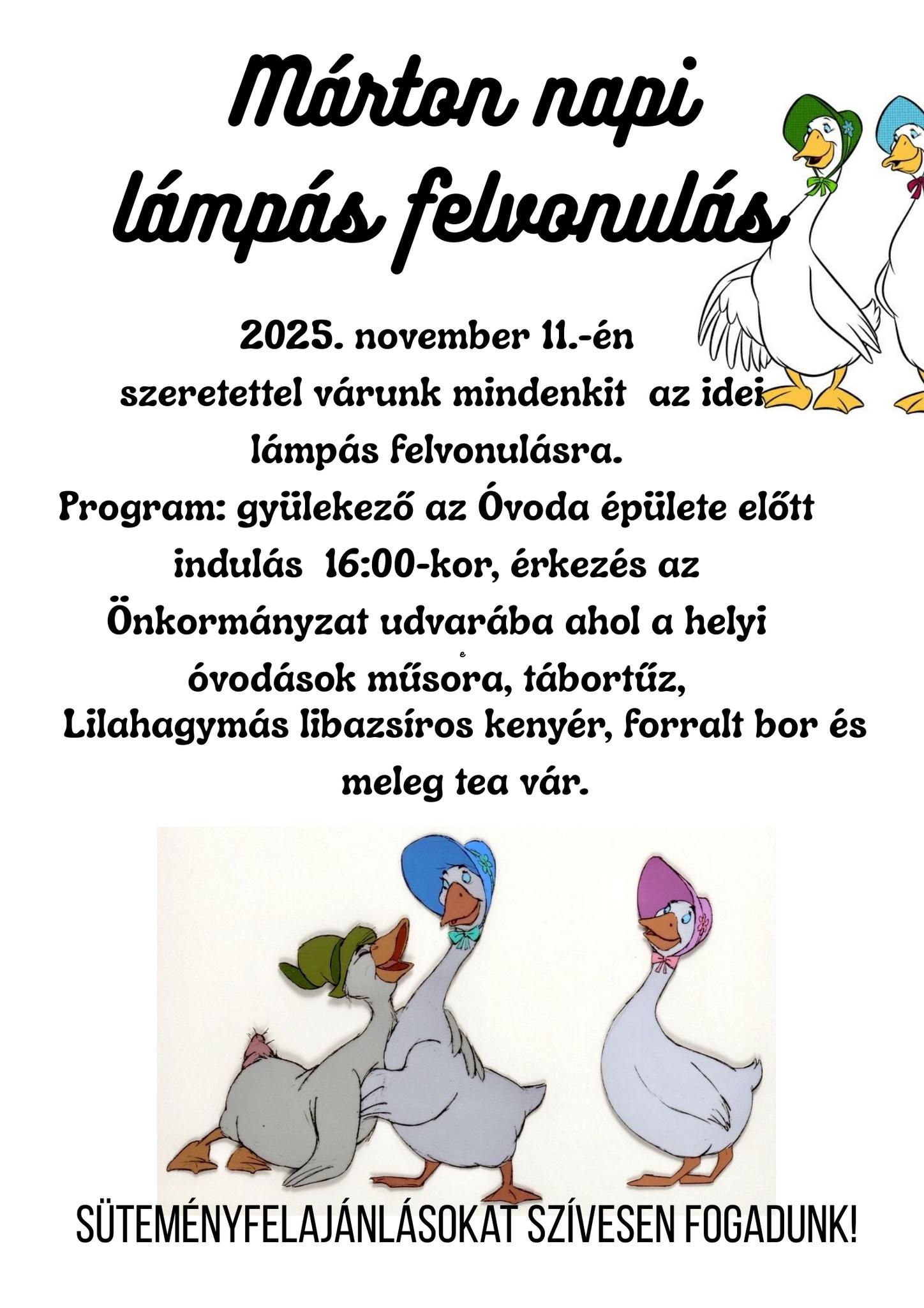 Márton napi lámpás felvonulás Gyepükajánban