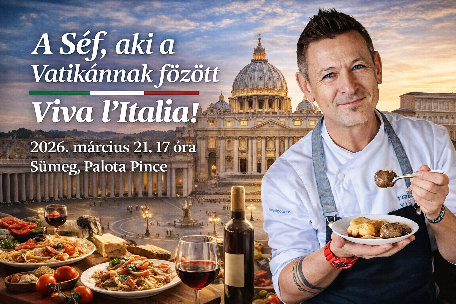 A Séf, aki a Vatikánnak főzött