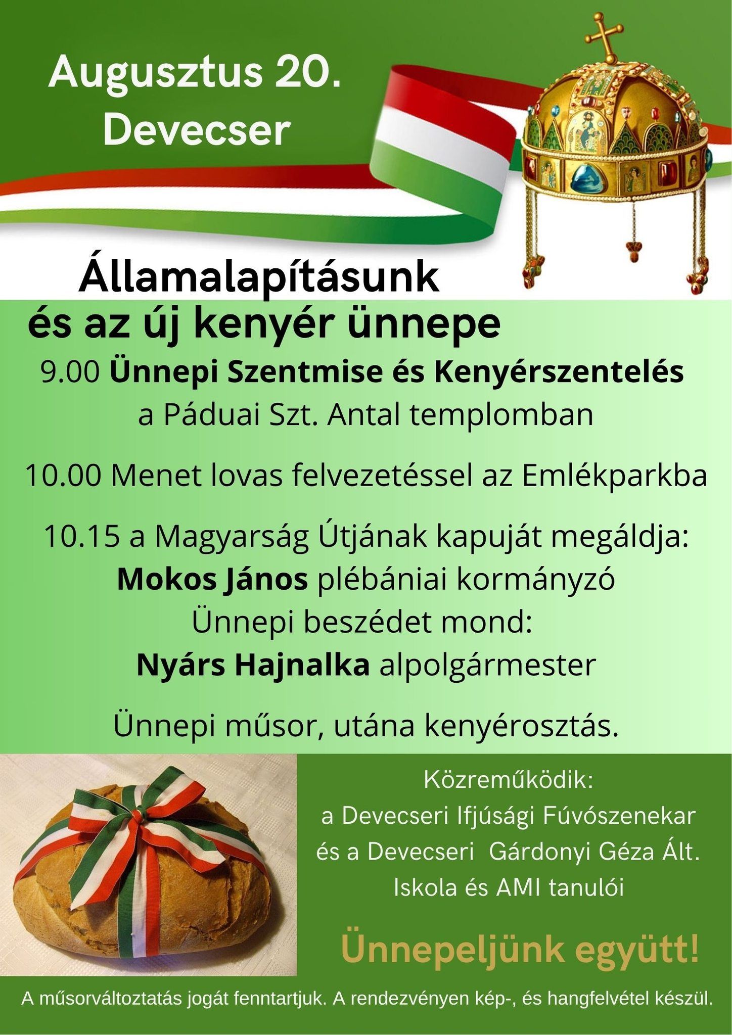 Augusztus 20. Devecserben
