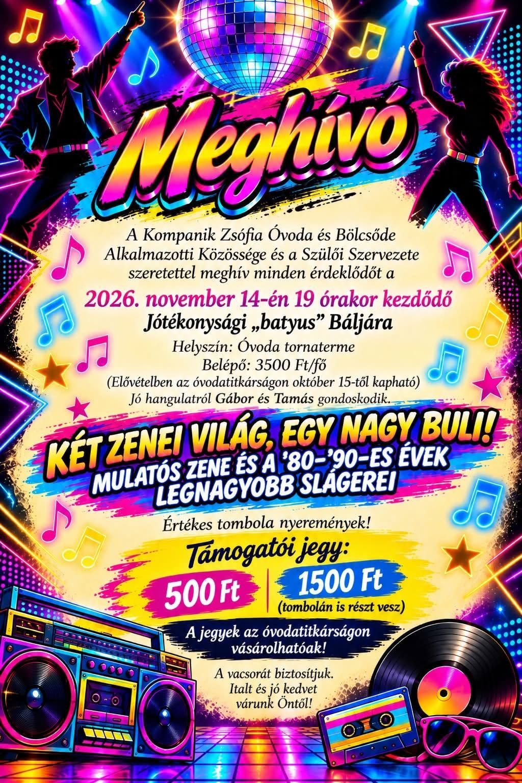 Jótékonysági batyus bál