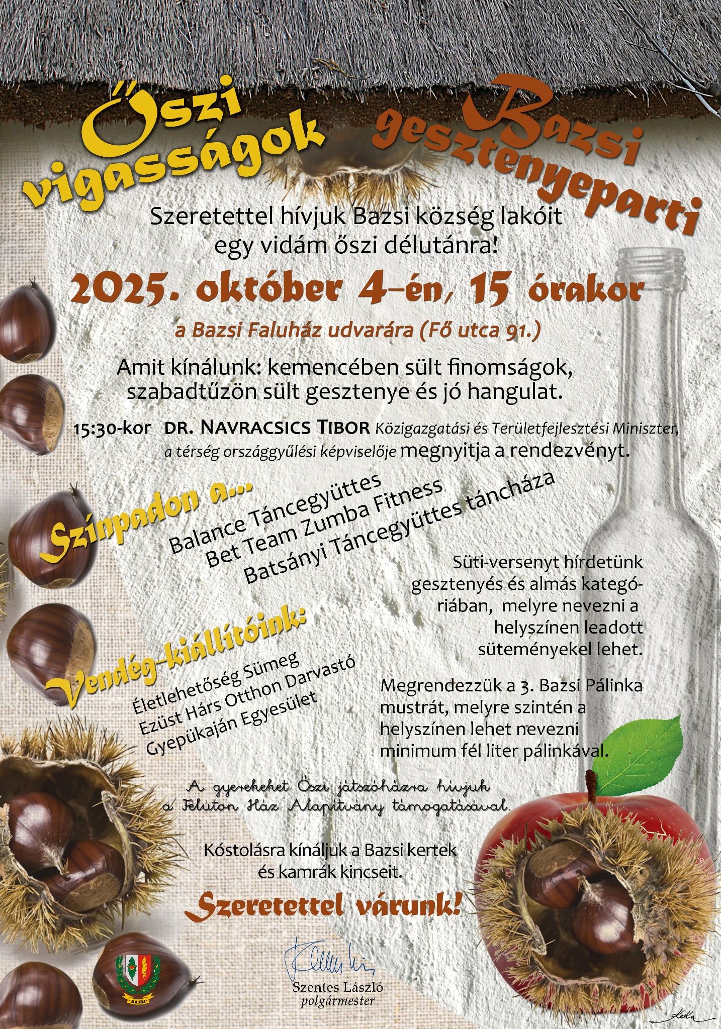Őszi vigasságok Bazsiban