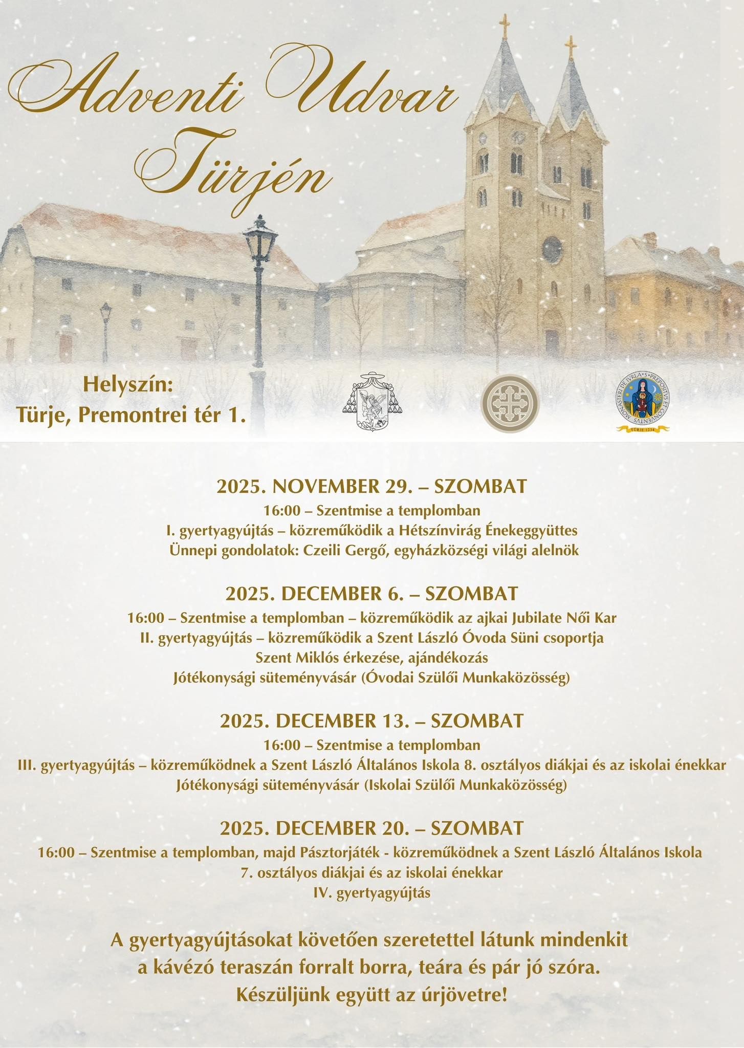 Adventi Udvar Türjén