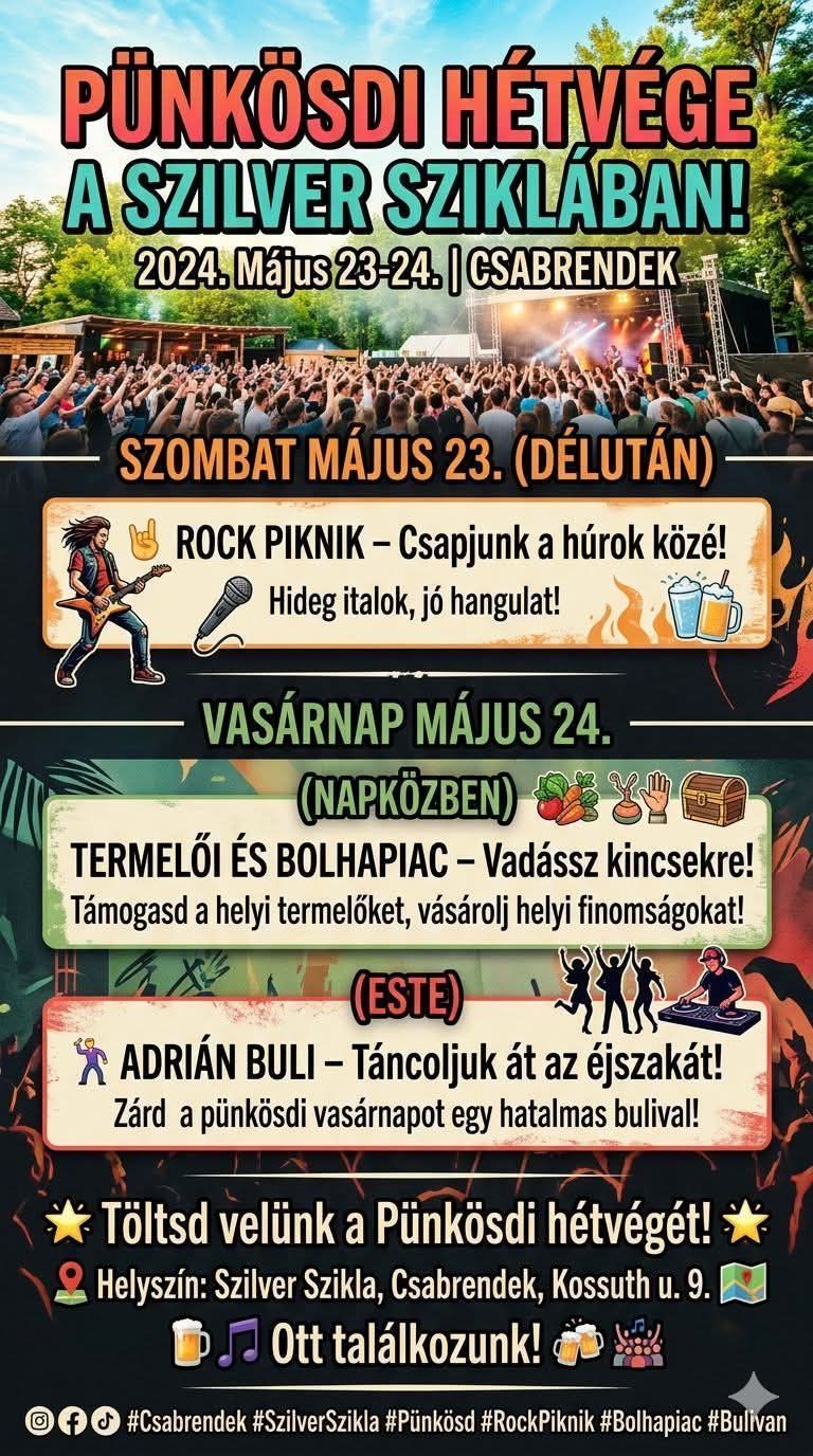 Pünkösdi hétvége