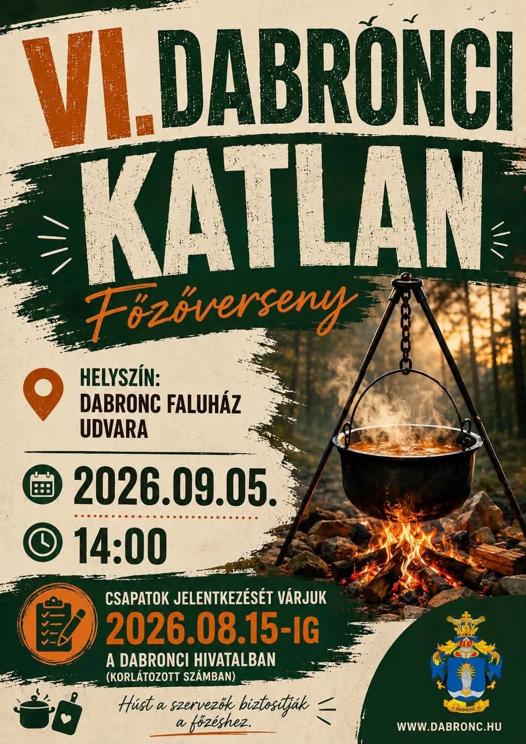 VI. Dabronci Katlan Főzőverseny