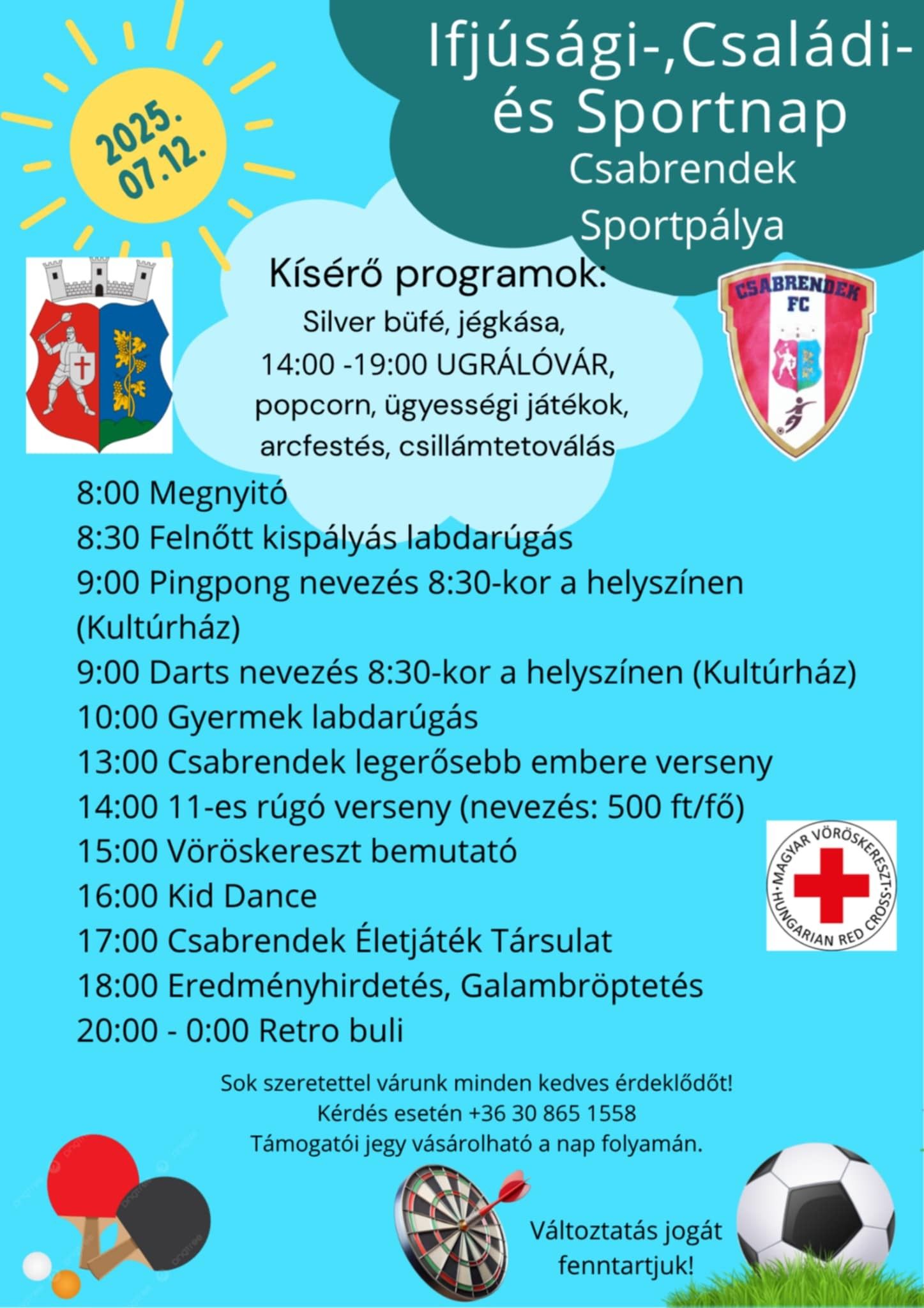 Ifjúsági-,Családi- és Sportnap 