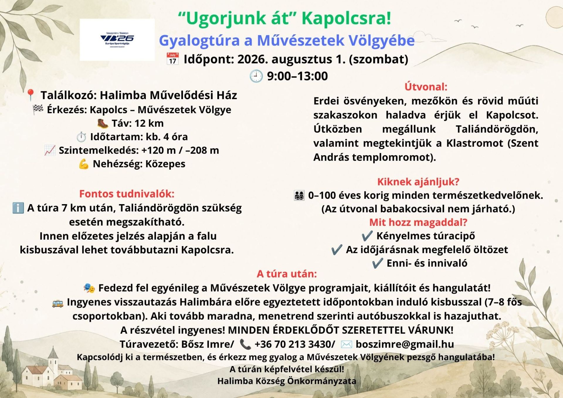 Ugorjunk át Kapolcsra