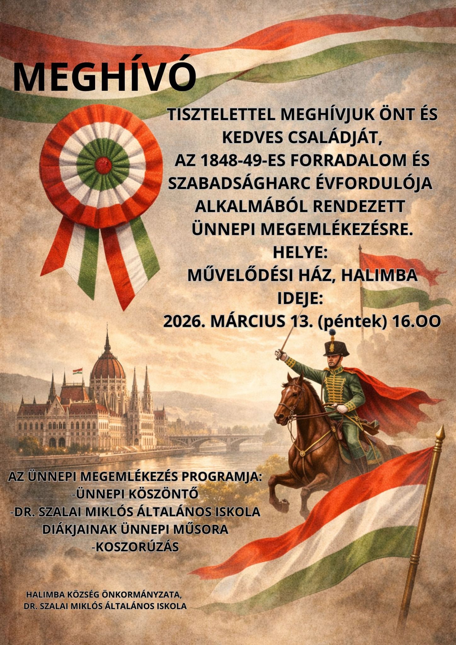 Ünnepi megemlékezés Halimbán