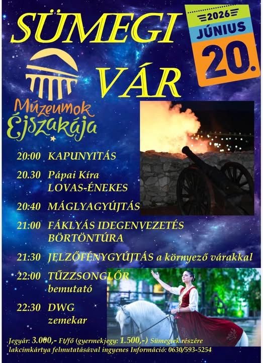Múzeumok Éjszakája - Sümegi Vár 