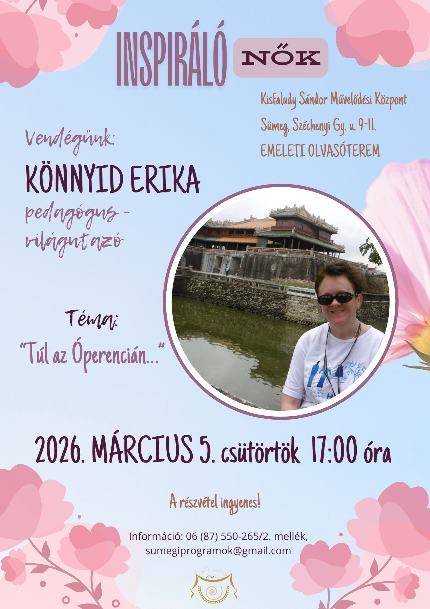 Inspiráló nők - Könnyid Erika