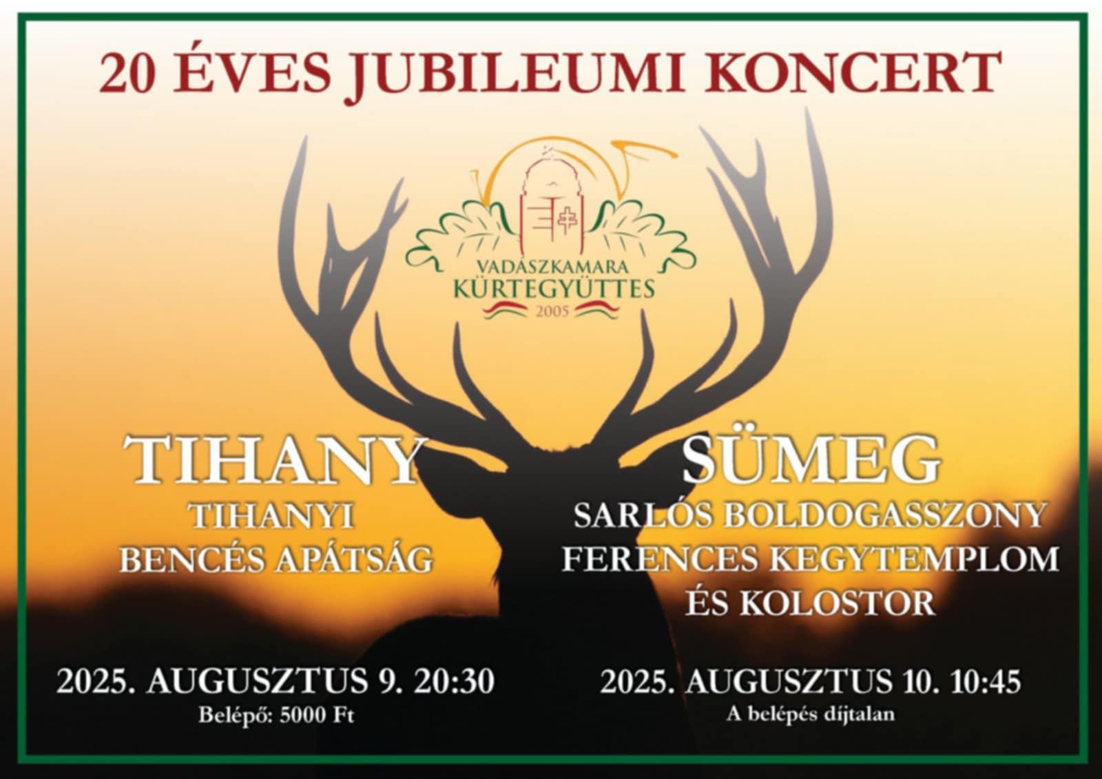 20 éves jubileumi koncert